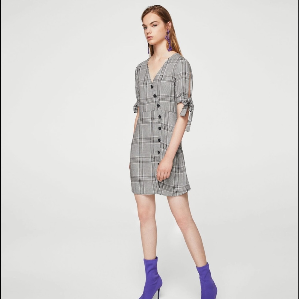 Mango short sleeve dress